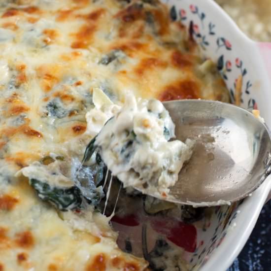 Spinach Artichoke Dip - Recipe photo by Barbara Curry