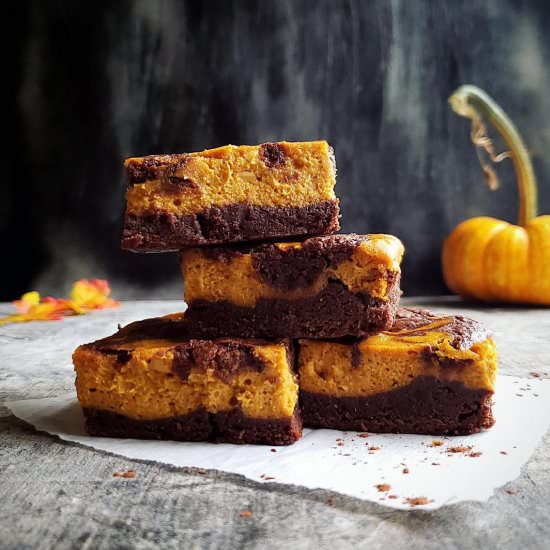 Small Batch Pumpkin Brownies - Recipe photo by WhiskingWolf