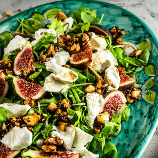 Fig and Arugula Salad - Recipe photo by Lifeandlemons