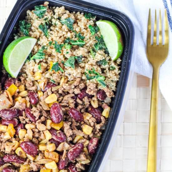 Ground Beef w/Beans Meal Prep - Recipe photo by eatsbyapril