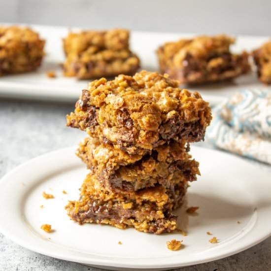 Oatmeal Chocolate Chip Bars - Recipe photo by BeyondtheCoop