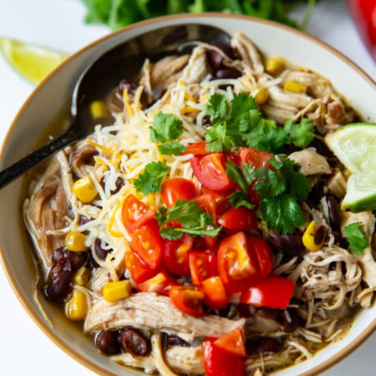 Black Bean Chicken Chili - Recipe photo by pumpkinnspice