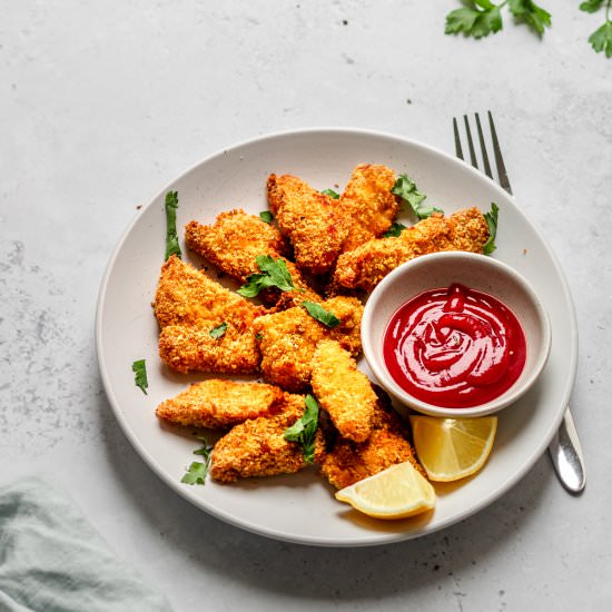 Spicy Air Fryer Chicken Nuggets - Recipe photo by Searchingforspice