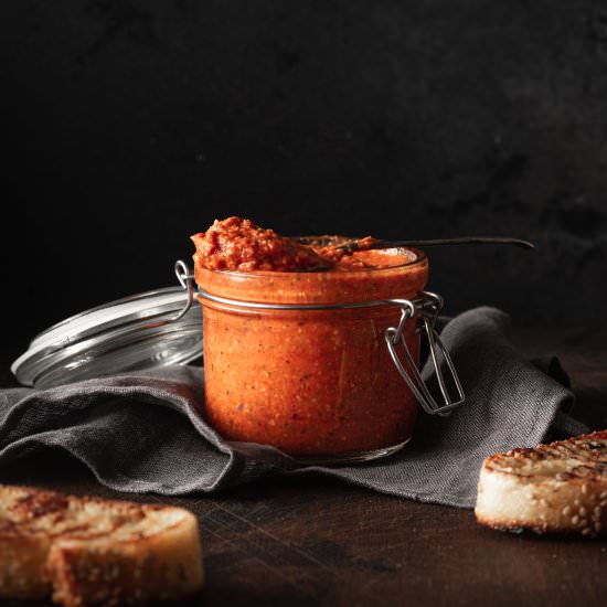 Romesco Sauce - Recipe photo by Liv Vegan Strong