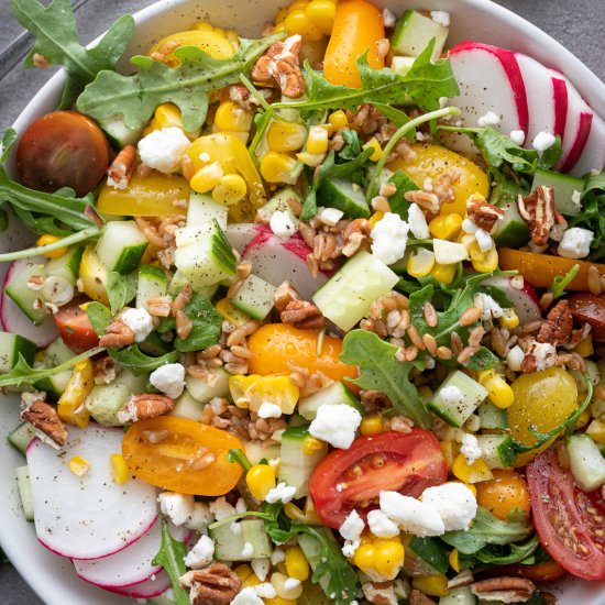 Ancient Grain Vegetable Salad - Recipe photo by Aredspatula