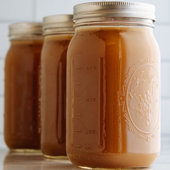 Pork Bone Broth - Recipe photo by PinchandSwirl