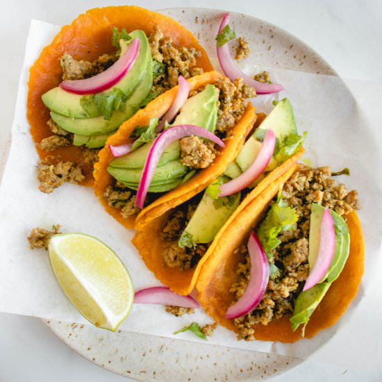 Chicken Tacos - Recipe photo by healmedelicious