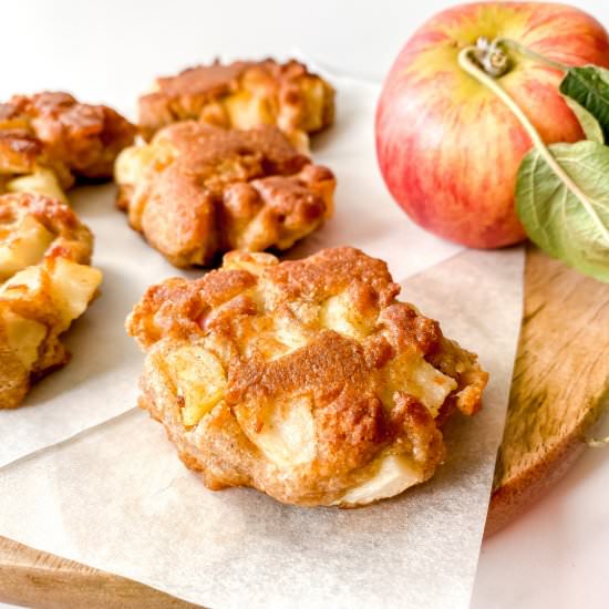 Cardamom apple fritters - Recipe photo by Low Histamine Kitchen