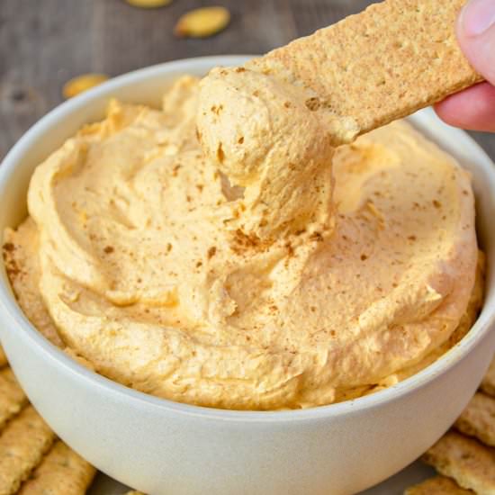 Pumpkin Fluff Dip - Recipe photo by dashfordinner