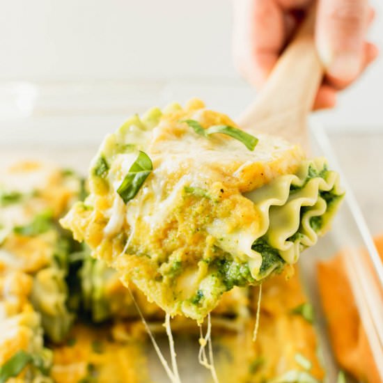 Butternut Squash & Spinach Lasagna - Recipe photo by sticksscratchkitchen