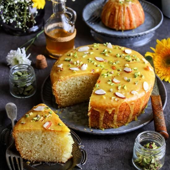 gulab jamun cake (egg free) - Recipe photo by easyfoodsmith