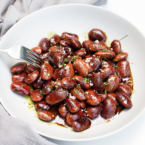 Scarlet Runner Bean Salad - Recipe photo by MasalaHerb