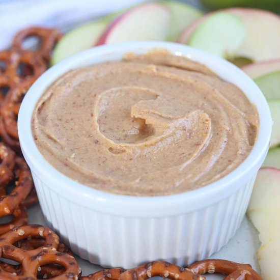 Healthy Caramel Yogurt Apple Dip - Recipe photo by whollytasteful