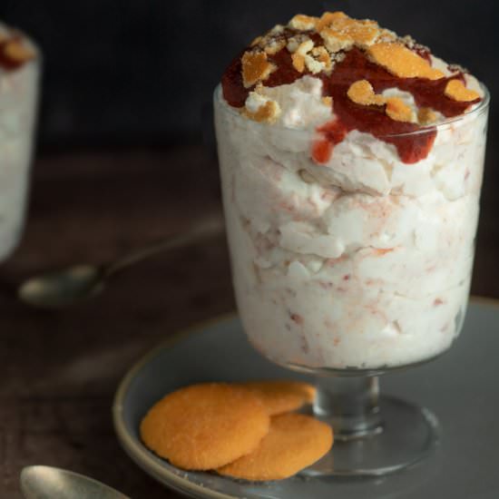 Plum Fool - Recipe photo by whatsteveeats