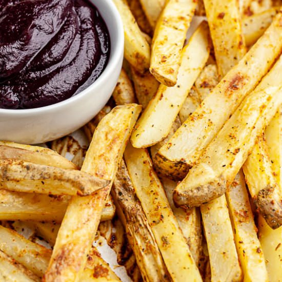 Oil-free French Fries - Recipe photo by cleanfooddirtygirl