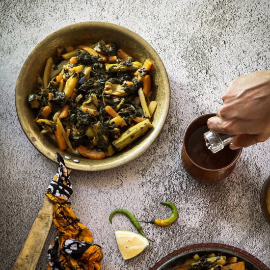 Sojneshaak/Moringa leaves Chochori - Recipe photo by TheEpicureanfeast