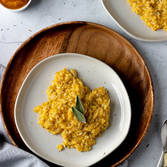 Pumpkin Risotto - Recipe photo by MaesMenu