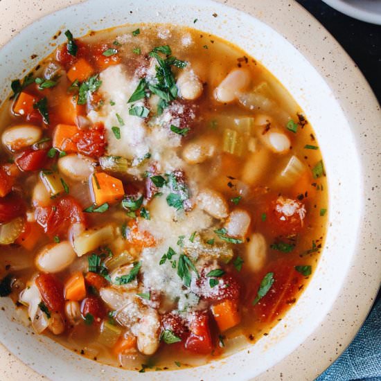 Vegetable Bean Soup - Recipe photo by thefigjar