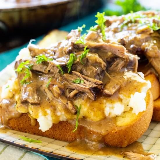 Hot Beef Sandwiches - Recipe photo by spicysouthernkitchen