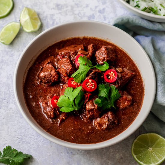 Slow Cooker Mexican Beef Stew - Recipe photo by Searchingforspice