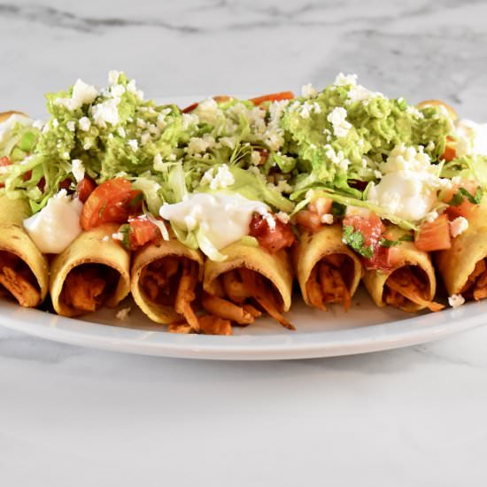 Chicken of the Woods Taquitos - Recipe photo by The Intrepid Eater