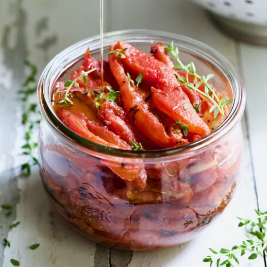 Tomato Confit - Recipe photo by fromachefskitchen
