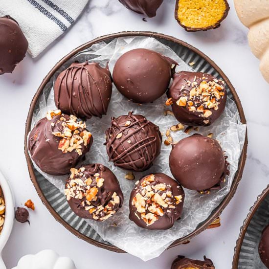 Pumpkin Truffles - Recipe photo by dizzybusyandhungry