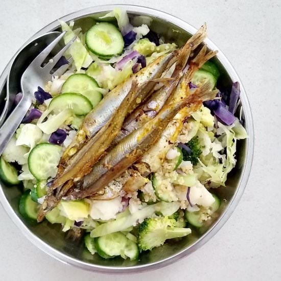 Oven-Roasted Capelin (Smelt) Fish - Recipe photo by escapetofood