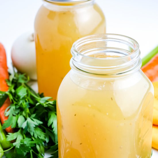 Turkey Stock - Recipe photo by FoodFolksandFun