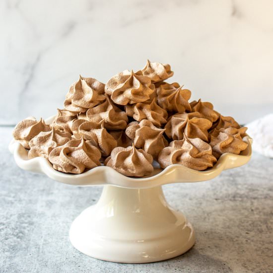Chocolate Meringue Cookies - Recipe photo by BeyondtheCoop