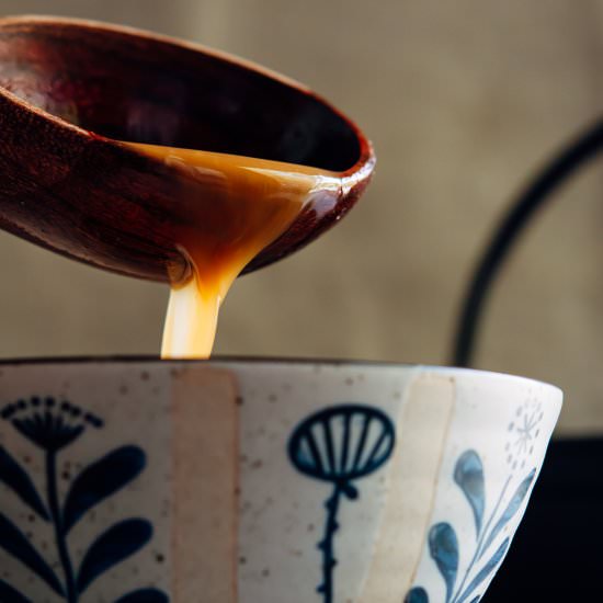 Miso Ramen Broth - Recipe photo by PinchandSwirl