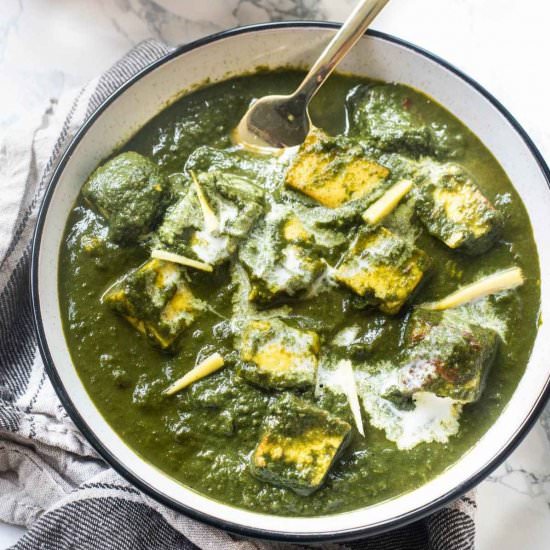 Saag Paneer - Recipe photo by shintasimon