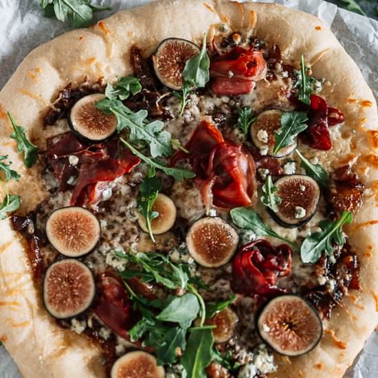 Caramelized Onion, Blue Cheese, and - Recipe photo by theseasonaljunkie