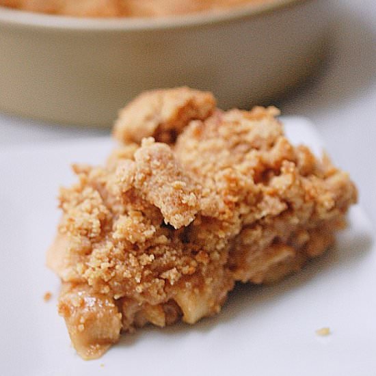 Apple crumb cake - Recipe photo by evabakes