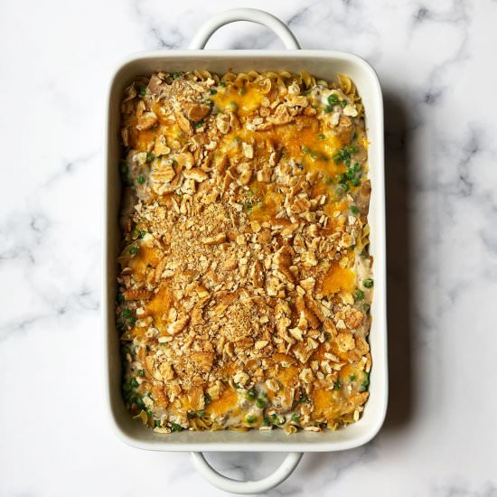 Old Fashioned Tuna Casserole - Recipe photo by twopinkpeonies