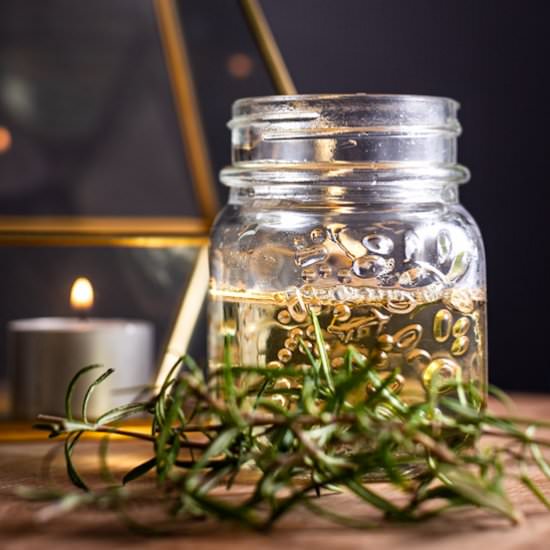 Rosemary Simple Syrup - Recipe photo by The Littlest Crumb