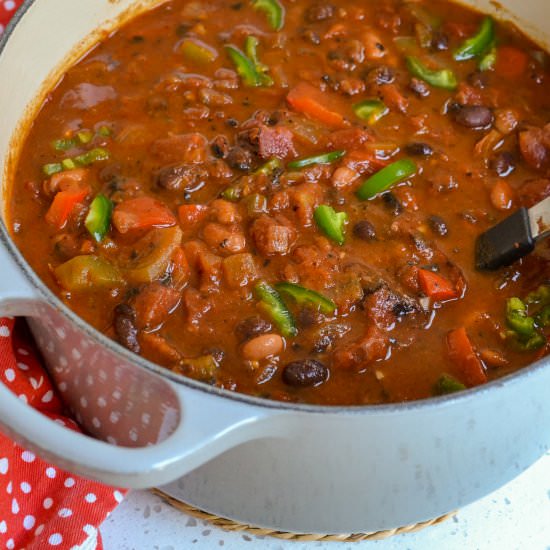 Vegetarian Chili - Recipe photo by Small Town Woman