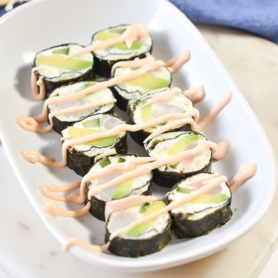 Keto Sushi Rolls - Recipe photo by littlebitrecipes