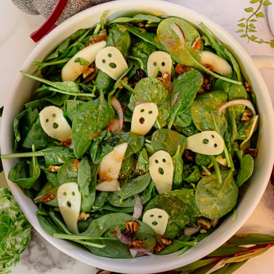 Spinach Pear Salad - Recipe photo by House of Elyn Ryn