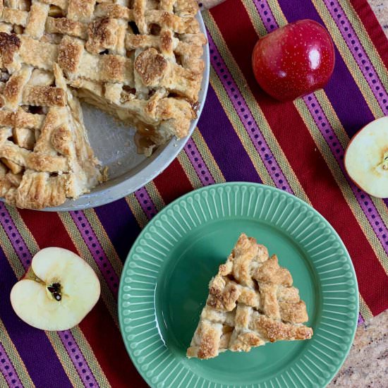 Lattice Topped Apple Pie - Recipe photo by scotch_scones