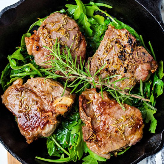 rosemary garlic broiled lamb chops - Recipe photo by lifeloveandgoodfood