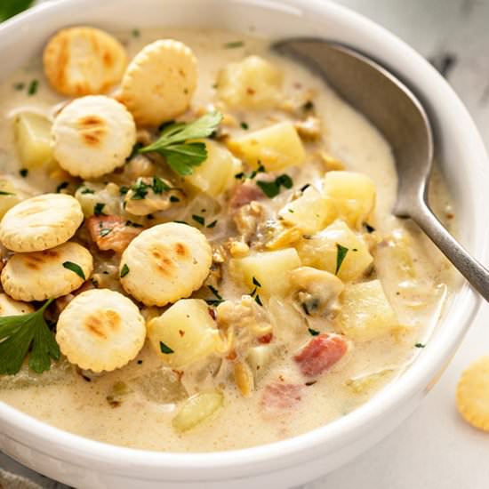 Clam Chowder - Recipe photo by bellyfull