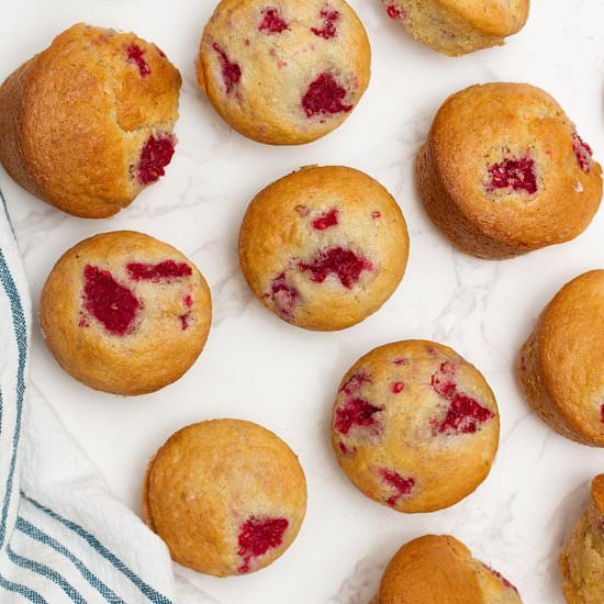 Vegan Raspberry Muffins - Recipe photo by dailydish