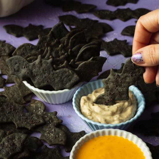 Oil-free Crackers - Recipe photo by vegandollhouse