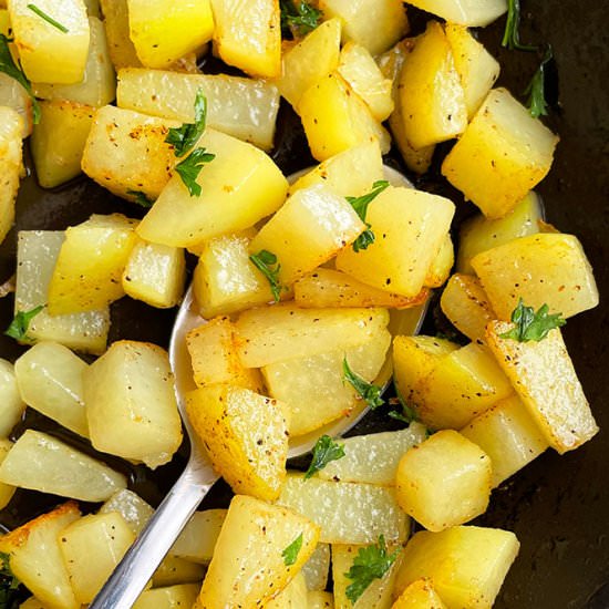 Crispy Sauteed Potatoes - Recipe photo by 1PotRecipes