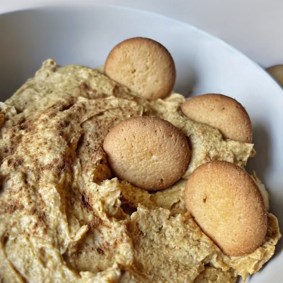 Vegan Pumpkin Fluff Dip - Recipe photo by HungryBlonde