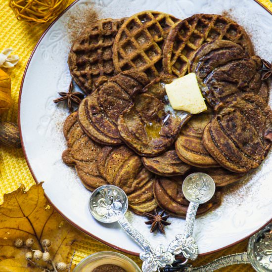 Pumpkin Cheesecake Chaffle - Recipe photo by healnourishgrow