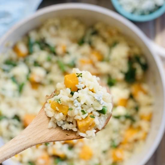 Easy Risotto with Butternut Squash - Recipe photo by amycaseycooks