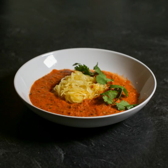 Heirloom Tomato Cilantro Soup - Recipe photo by theproducepack