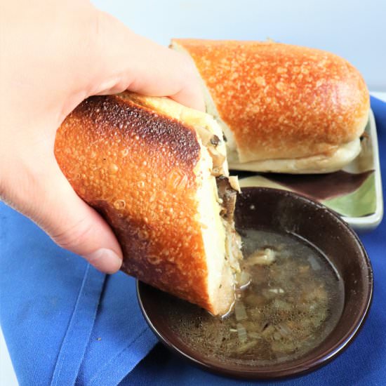 Maitake Mushroom French Dip - Recipe photo by veryveganval
